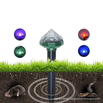 Sonic Electronic Gopher Ultrasonic Caser Device and Solar Powered Pest Mole Repeller